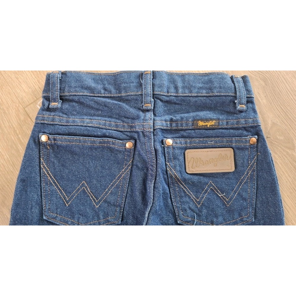 Wrangler Cowboy Cut Boys 9 Slim Jeans 1013MWZBP 100% Cotton Western Dark Wash